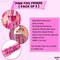 ExtraLarge Pink Backdrop 6.4x8 Feet, Pack of 2 - Pink Fringe Backdrop for Pink Party Decorations, Pink Foil Fringe Curtain, Pink Streamers, Pink Birthday Decorations